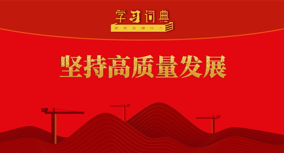 学习词典•树立和践行正确政绩观丨坚持高质量发展