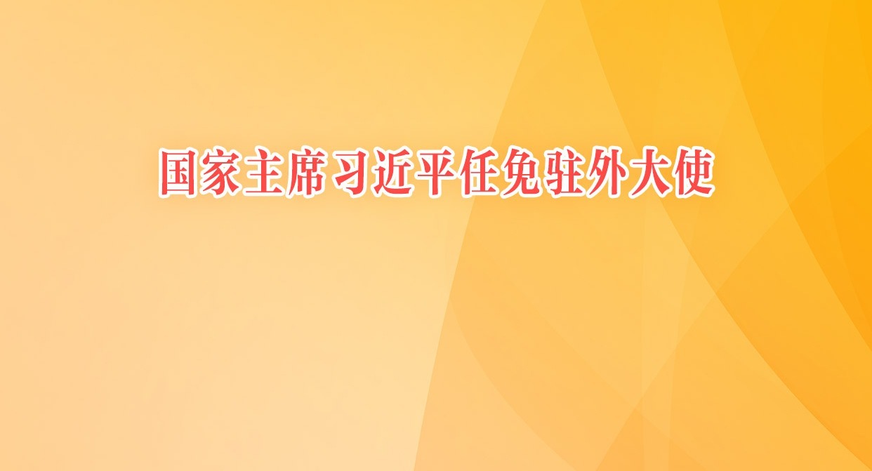 国家主席习近平任免驻外大使